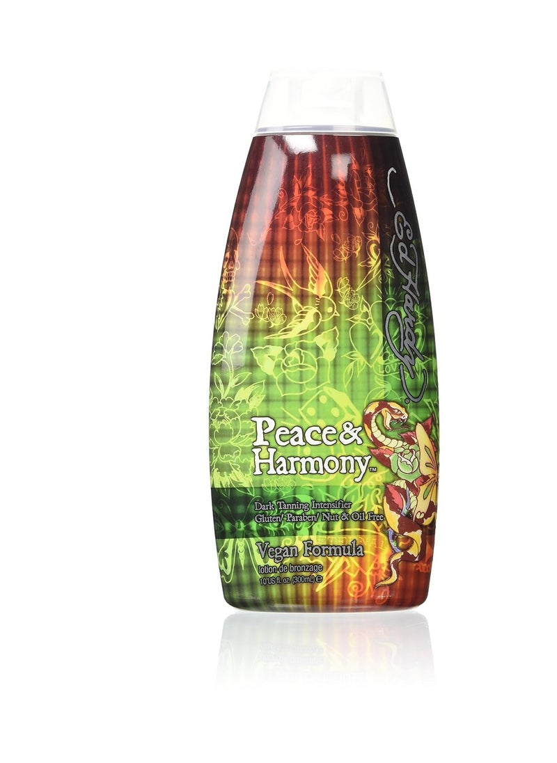 Ed Hardy Peace & Harmony Tanning Intensifier Bronzing Moisturizer Lotion 10 Oz