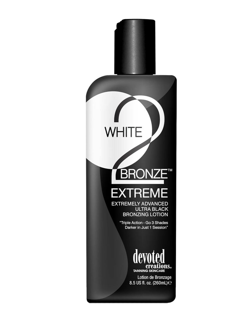 White 2 Bronze Extreme Advance Black Bronzer 3 Shades Darker 8.5z by Devoted Creations