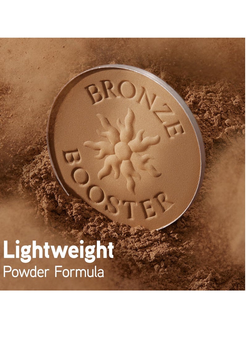 Physicians Formula Bronze Booster Pressed Contour Bronzer - Glow Activator Vitamin Infused Technology with a Natural Finish, Buildable Coverage, Cruelty-Free & Hypoallergenic - Medium-to-Dark