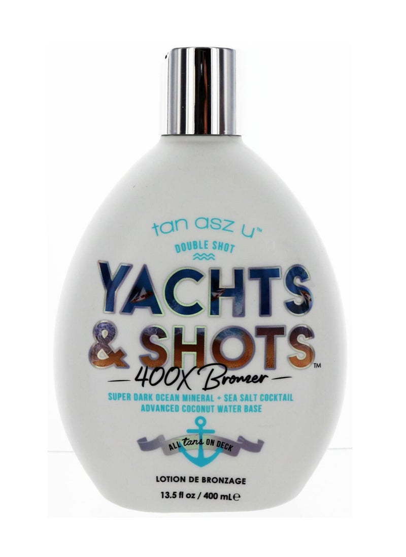 Yachts & Shots 400X Double Shot Bronzer Super Dark Ocean Mineral & Sea Salt Cocktail 13.5oz