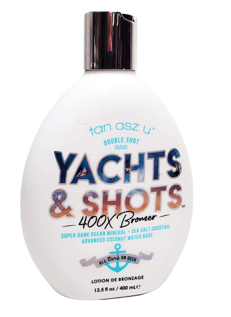 Yachts & Shots 400X Double Shot Bronzer Super Dark Ocean Mineral & Sea Salt Cocktail 13.5oz