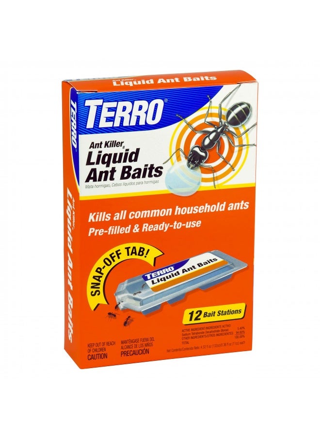 Terro T300B Liquid Ant Killer, 12 Bait Stations