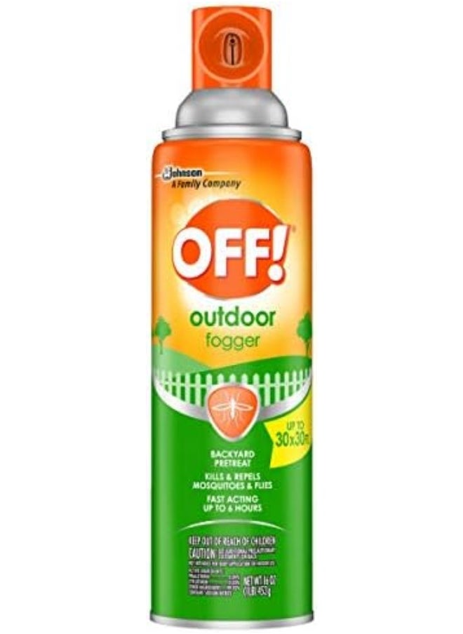 Outdoor Insect Mosquito Repellent Fogger Kills Repels Insects in an up to 900 sq ft area 16 oz