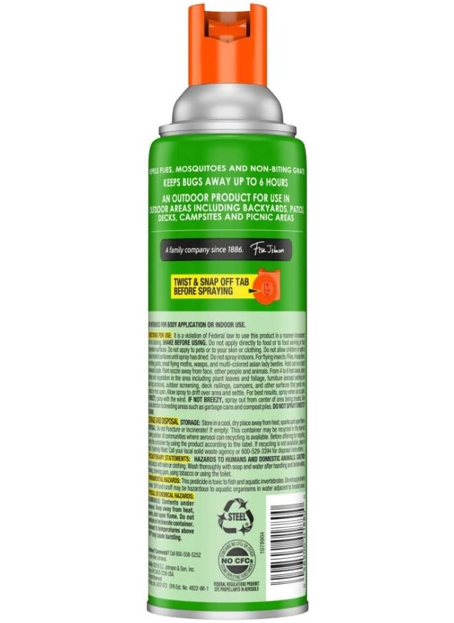 Outdoor Insect Mosquito Repellent Fogger Kills Repels Insects in an up to 900 sq ft area 16 oz