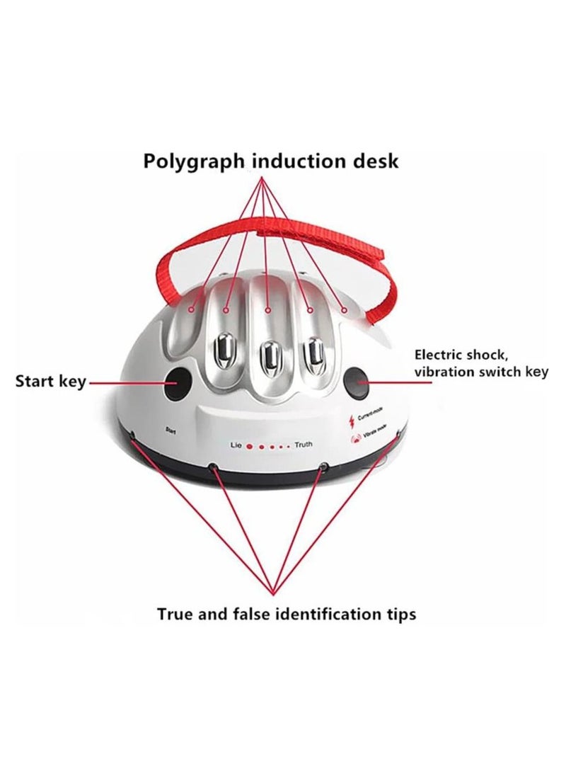 Test Tricky Funny Adjustable Adult Truth Or Dare Game Electric Shock Lie Detector Liar Shocking Party Games