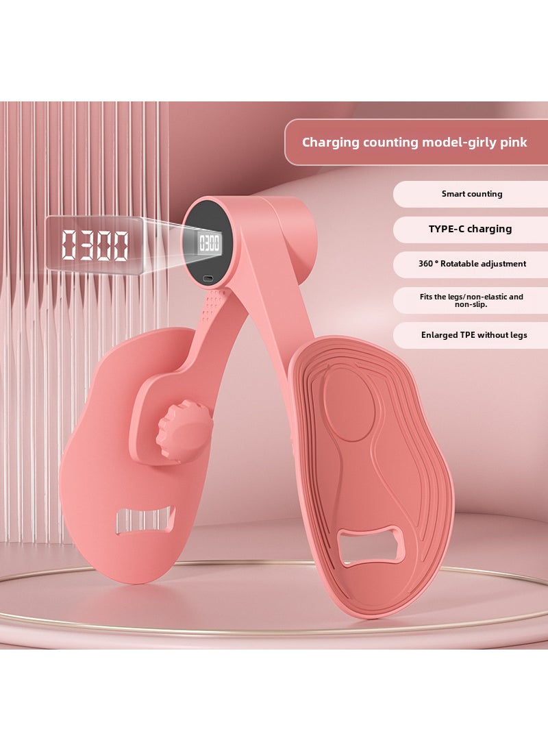 Multifunctional Pelvic Floor Trainer Postpartum Leg TonerDigital display [with soft glue] powder Digital display [with soft glue] powder