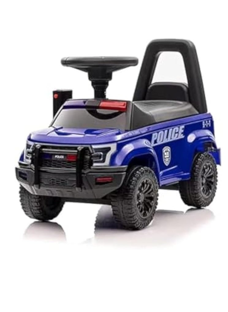 Push Rideon Police Car For Kids Pushcar LB 993 (Blue)