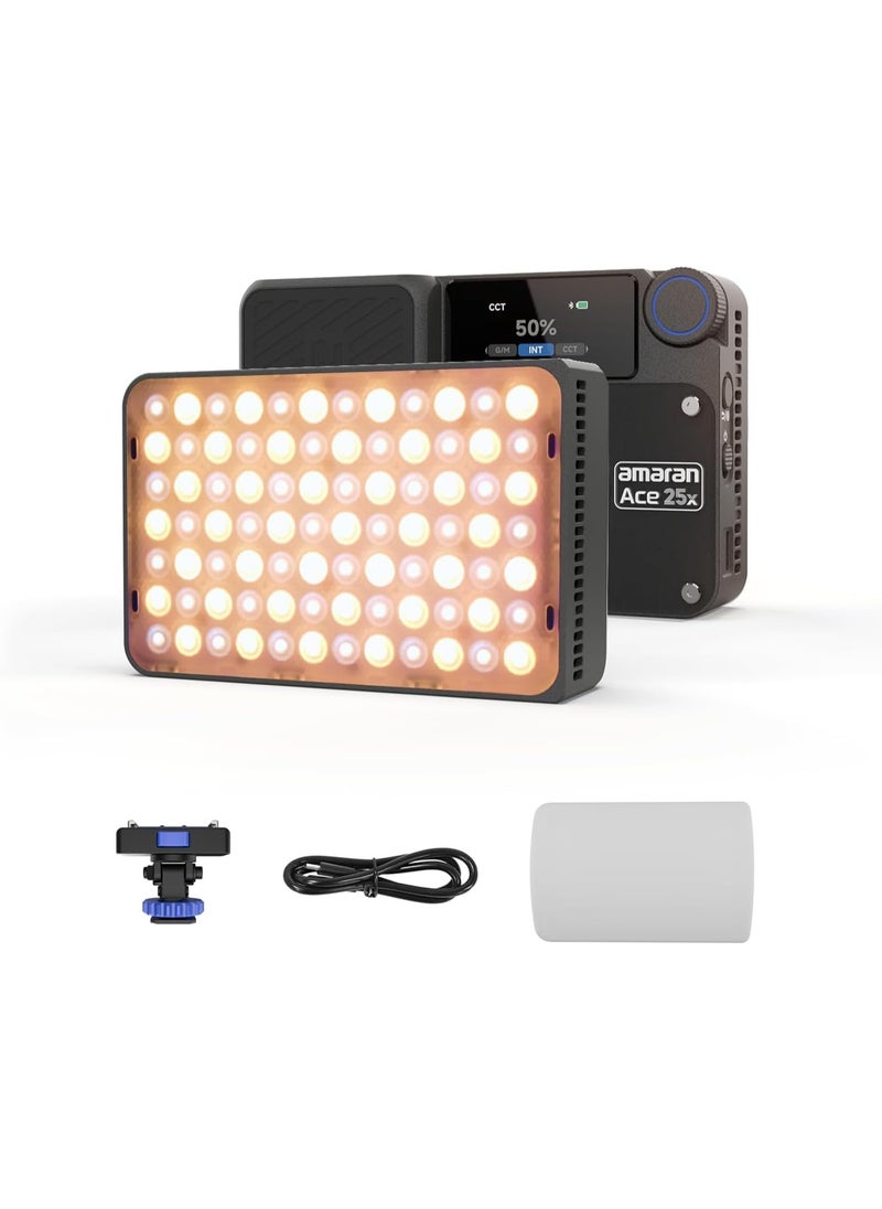 amaran Ace 25c RGB LED Light Panel (Charcoal)