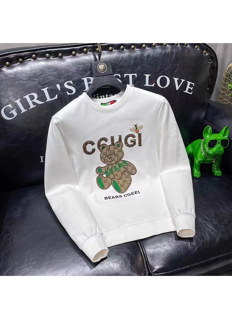 Fashion Crew Neck T6112 White