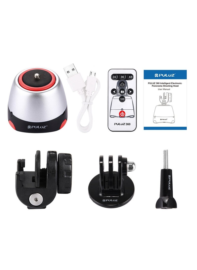 PULUZ Electronic 360 Degree Rotation Panoramic Head with Remote Controller for Smartphones, GoPro, DSLR Cameras