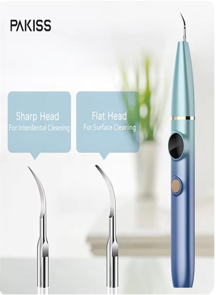 Visual intelligent ultrasonic teeth cleaner, removes tartar, coffee stains, tea stains, home use, portable teeth whitening device