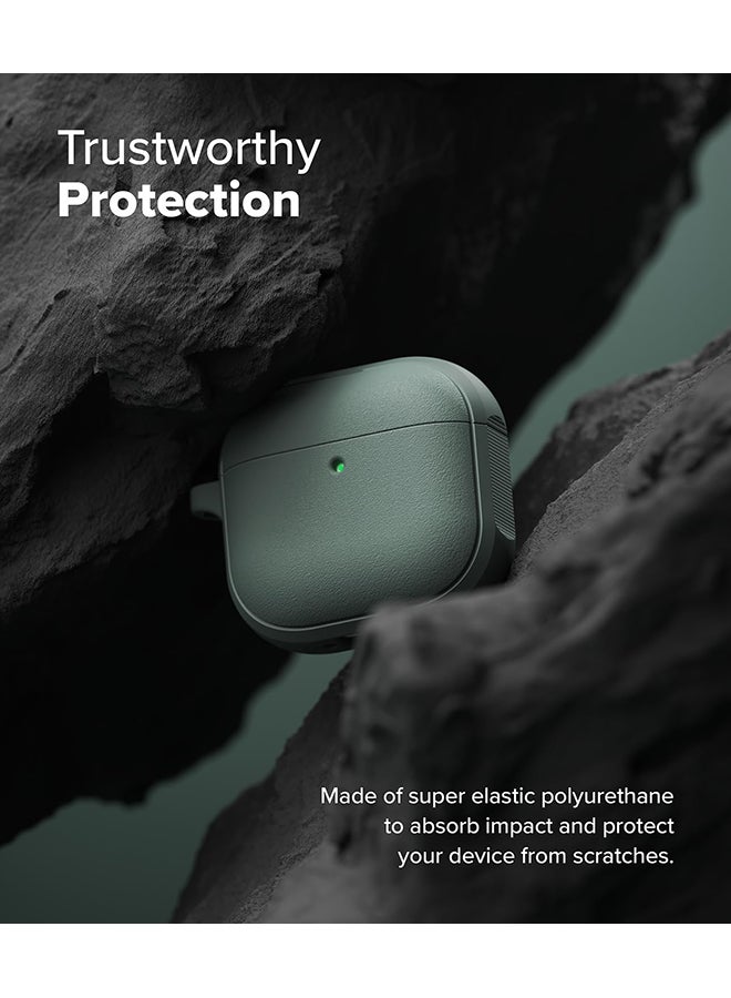 Onyx Magnetic for AirPods 4 Case, Firm Grip Shockproof Heavy Duty Durable Cover Compatible with Magsafe Charger for AirPods 4th Generation- Sage Green