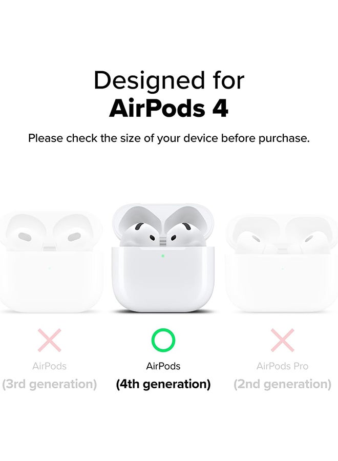 Onyx Magnetic for AirPods 4 Case, Firm Grip Shockproof Heavy Duty Durable Cover Compatible with Magsafe Charger for AirPods 4th Generation- Sage Green