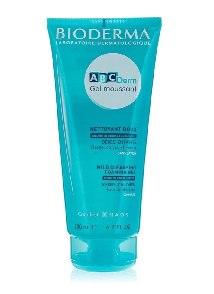 ABCDerm Moussant Ultra-Gentle Soap-Free Baby Cleansing Gel 200ml