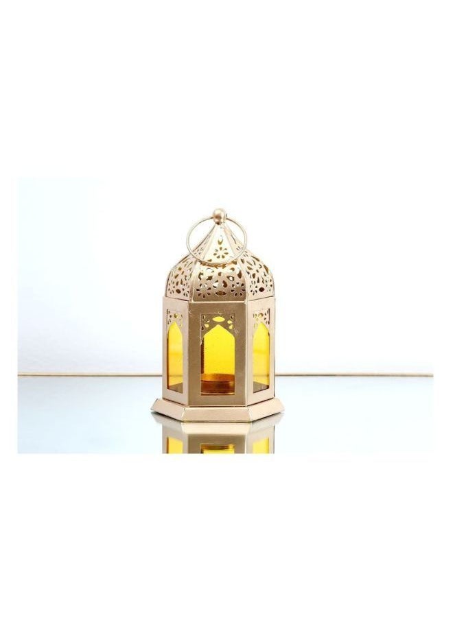 Eid And Ramadan Decorative Lantern Gold