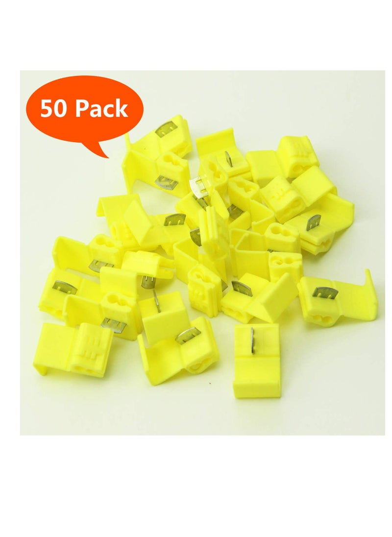 Splice Wire Connectors of Solderless Quick and Household Tools Durable, 100 PCS Red 22 Through 18 Gauge,100 PCS Blue 16 Through 14 Gauge,100 PCS Yellow 12 Through 10 Gauge 300 PCS