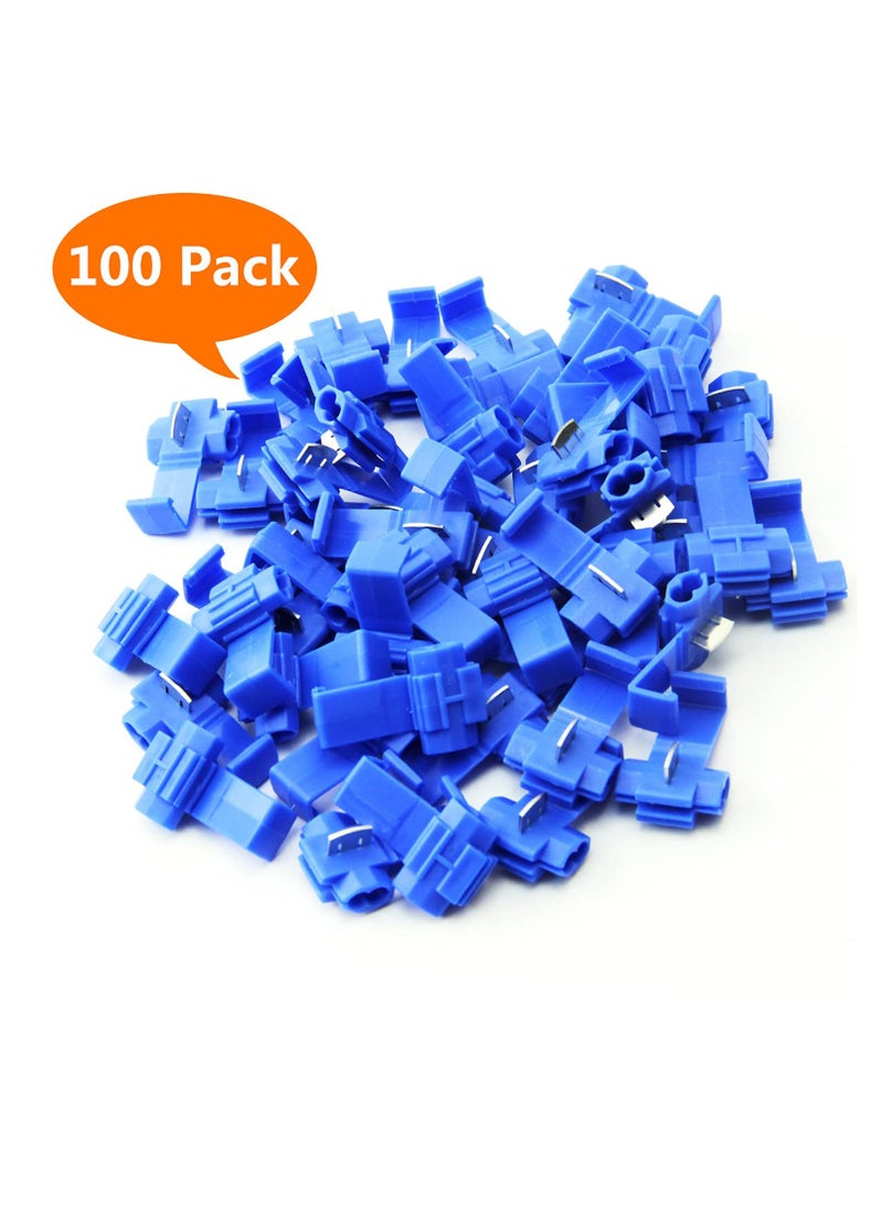 Splice Wire Connectors of Solderless Quick and Household Tools Durable, 100 PCS Red 22 Through 18 Gauge,100 PCS Blue 16 Through 14 Gauge,100 PCS Yellow 12 Through 10 Gauge 300 PCS