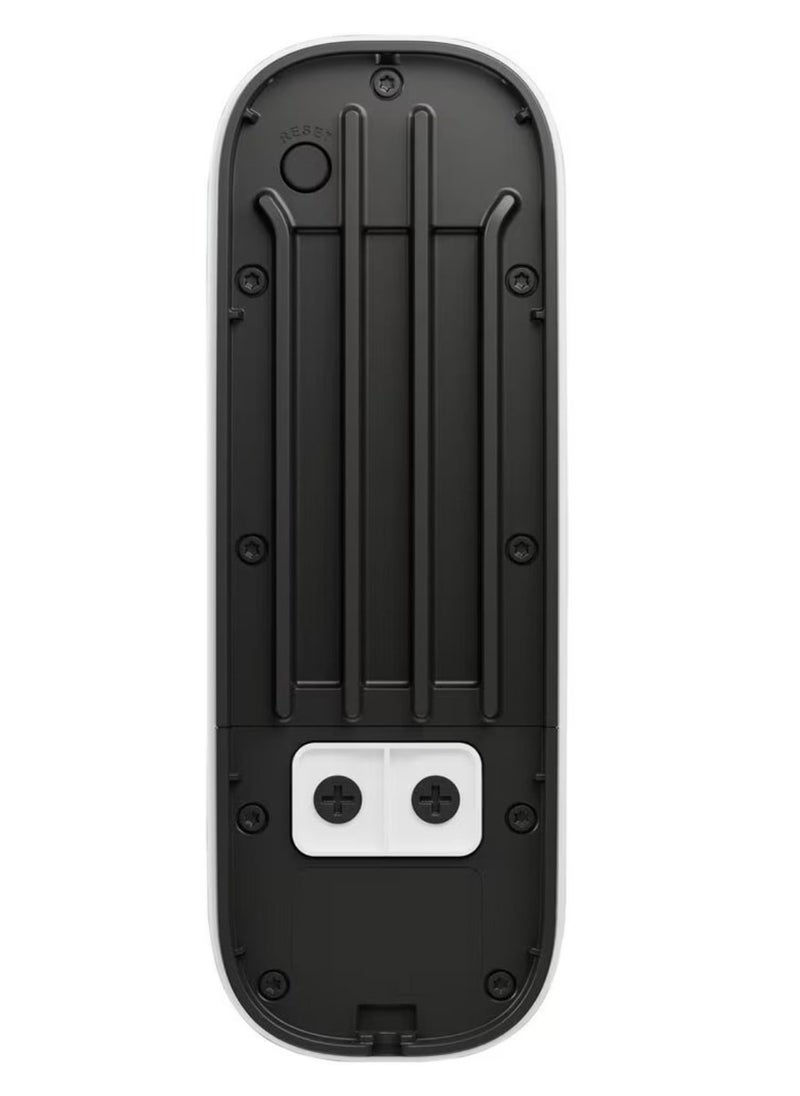 Ecobee Smart Doorbell Camera, Wired - 5MP Sensor, 8x Digital Zoom, f/2.2 Lens, Night Vision, Dual-Band Wi-Fi, Bluetooth LE, Black | Model: EB-CAMSDB-01