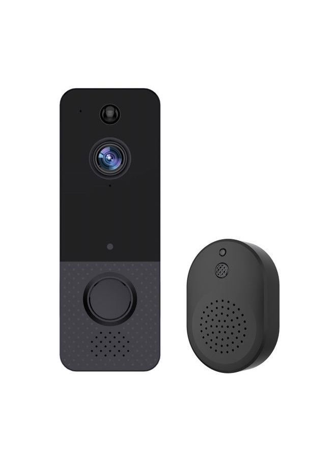 T8  720P Wireless Wifi Remote Video Doorbell Intercom Infrared Night Vision AI Recognition Doorbell, Spec: Without Battery