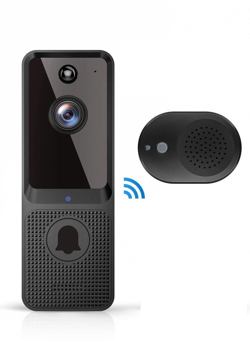 Doorbell Camera Wireless, Smart WiFi Video Doorbell, Included Chime Ringer, Indoor/Outdoor Surveillance with Human Detection, 2-Way Audio, Night Vision, Cloud Storage, Battery Powered, Live View