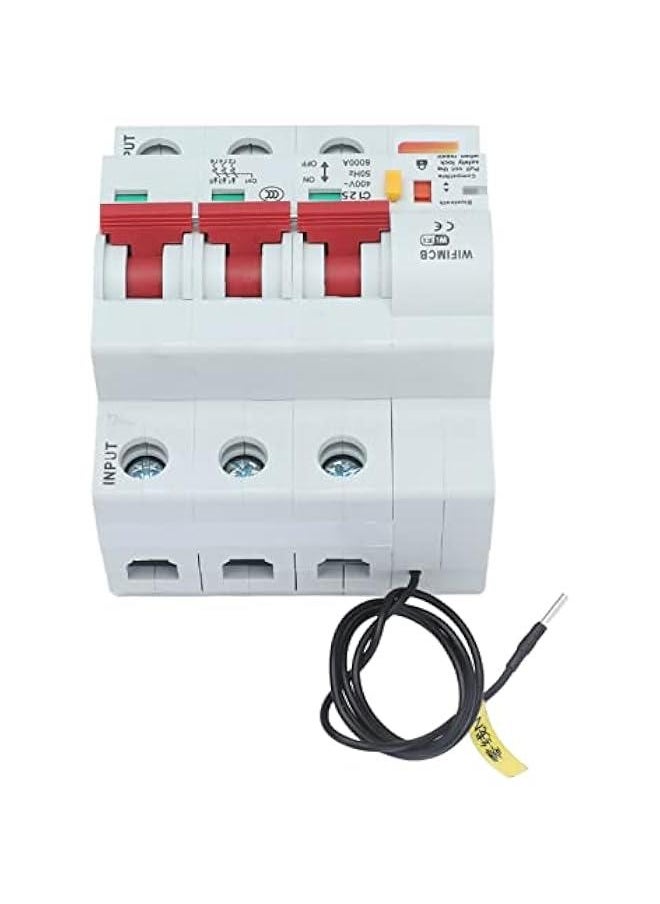 3P Miniature Circuit Breaker, Power Meter Switch, Smart Remote Switch, Low Voltage DIN Rail Mount, Leakage Switch, AC 400V 125A (125A)
