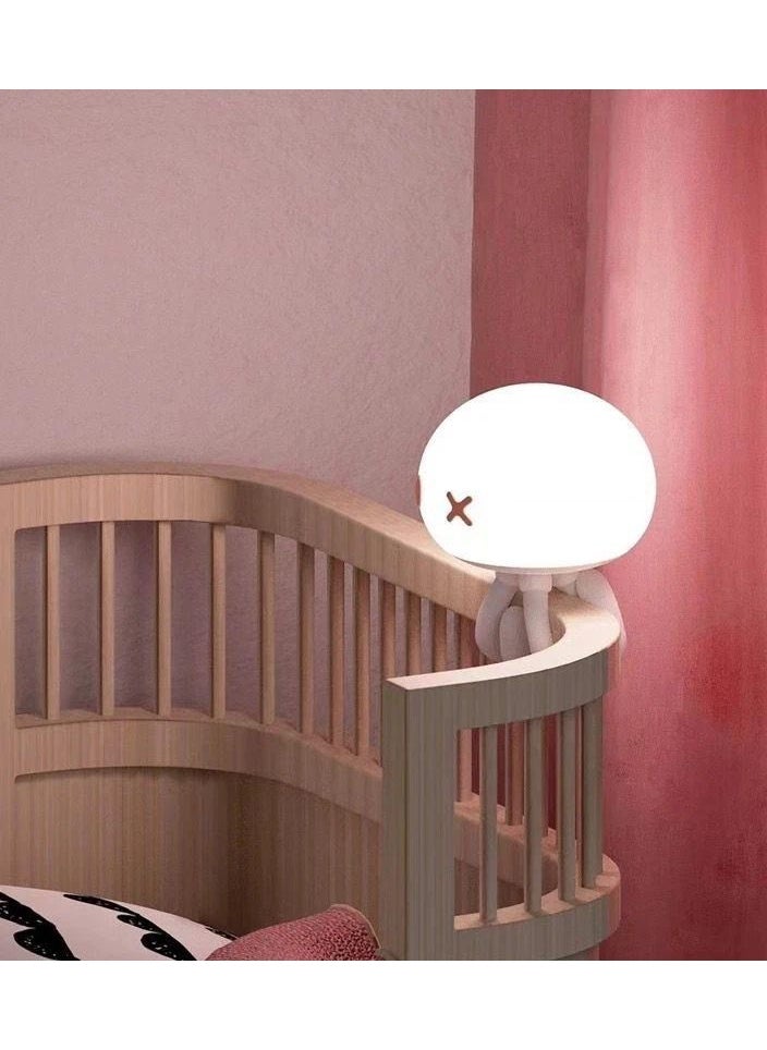 LED Night Lamp Creative Cute Jellyfish Light Baby Kid Bedroom Sleep Eye Care Atmosphere Silicone Night Light Touch Sensor Lights