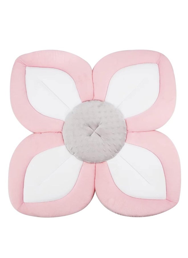 Washer-Safe Flower Baby Bath Seat  0 to 6 Months - Pink