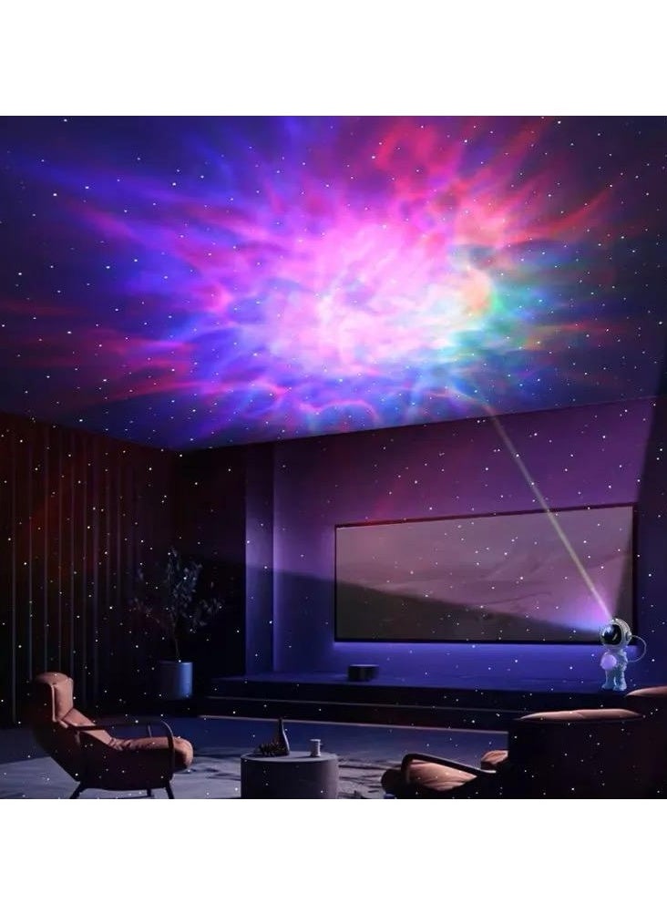 Large Astronaut Light Projector Galaxy Projector for Bedside Lamp Star Projector with Moon Night Light for Kids Room Bedroom Baby Room Nursery Home Decor Party Birthday Gift Sky Space Light USB Remote Toy LED Starry Nebula Projector 22.5 CM