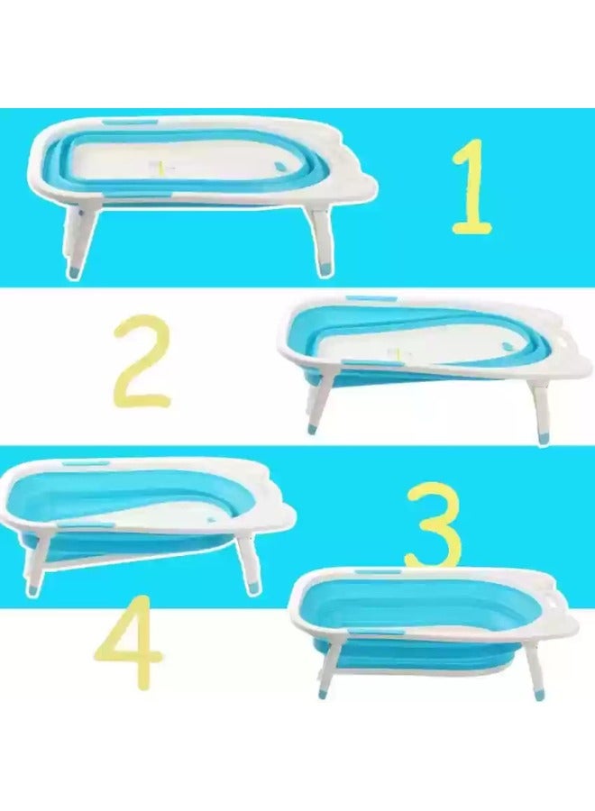 Splash N' Store Newborn-to-Toddler Foldable Bathtub