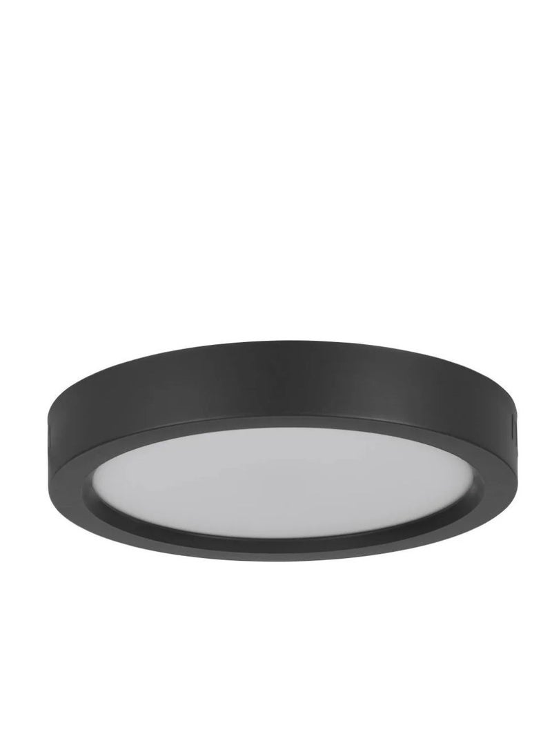 Idun-e Black Ceiling Light, 21 cm, LED Bulb Included, 3000K, 1250 Lumens