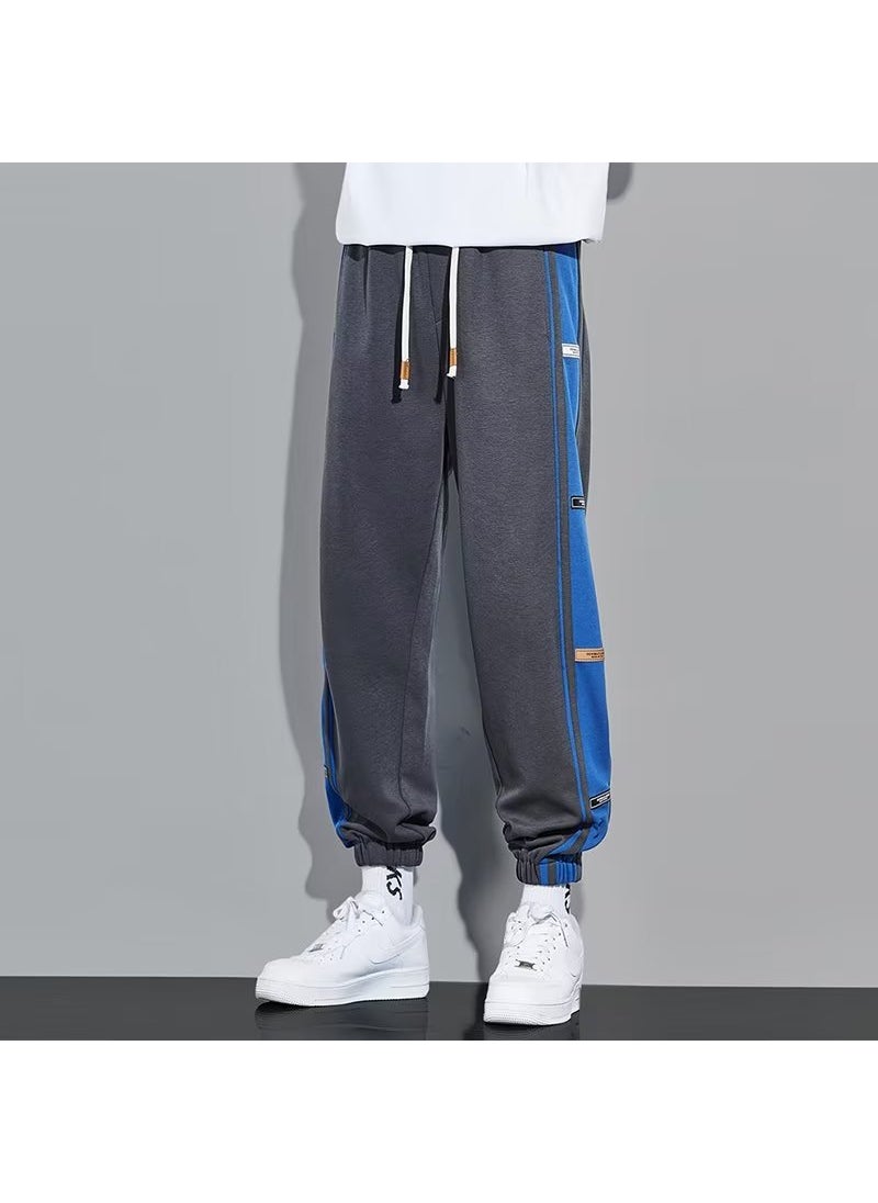 Korean Style Loose Sweatpants Grey