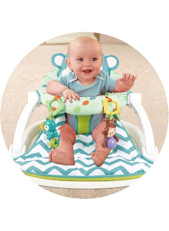 Portable Baby Floor Seat, Foldable Design, Safe, Reliable And Colorful