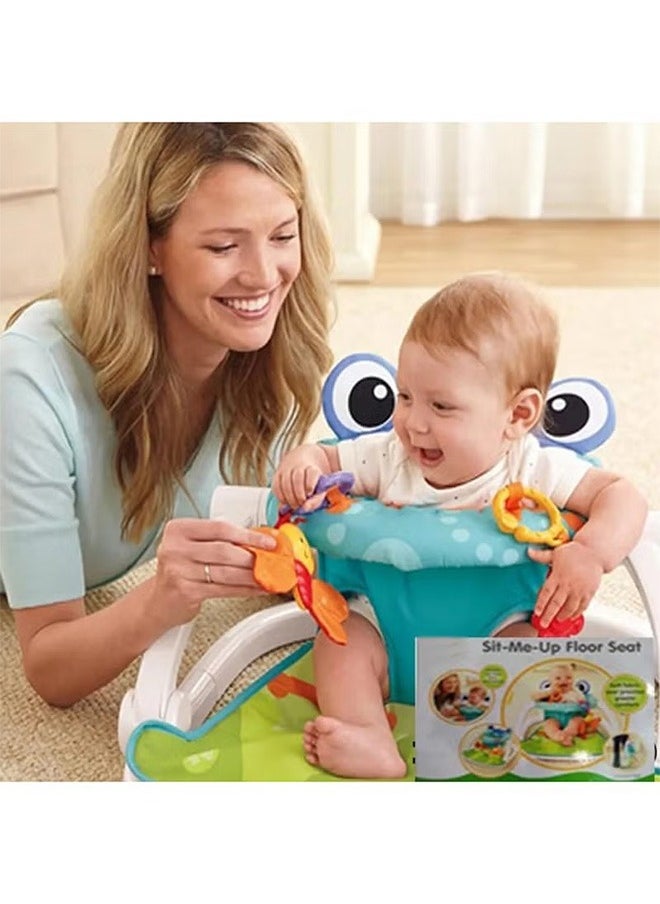 Portable Baby Floor Seat Frog Theme Game Cushion