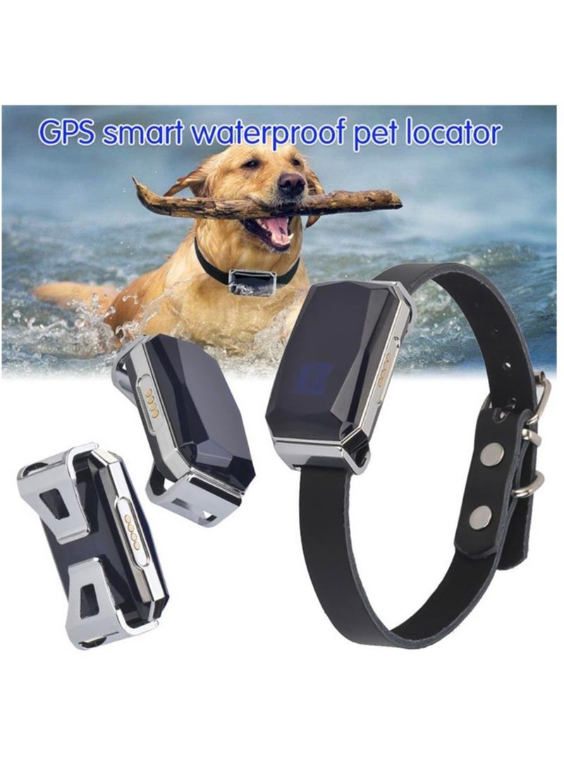 G12 GPS Smart Anti Lost Pet Collar with Microphone Universal Waterproof GPS Location Collar for Cats and Dogs Real Time Positioning Tracker Device