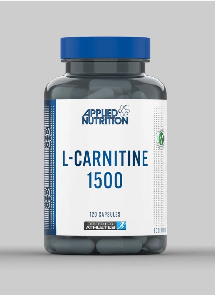 Applied Nutrition, L-Carnitine, 1500mg, 120 Caps, 60 Servings