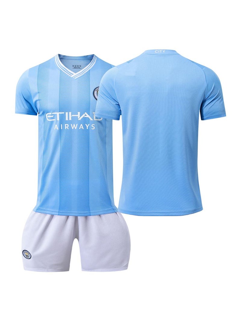 23/24 Manchester City Home Jersey Preemptive Edition   Children'S And Adult Sizes