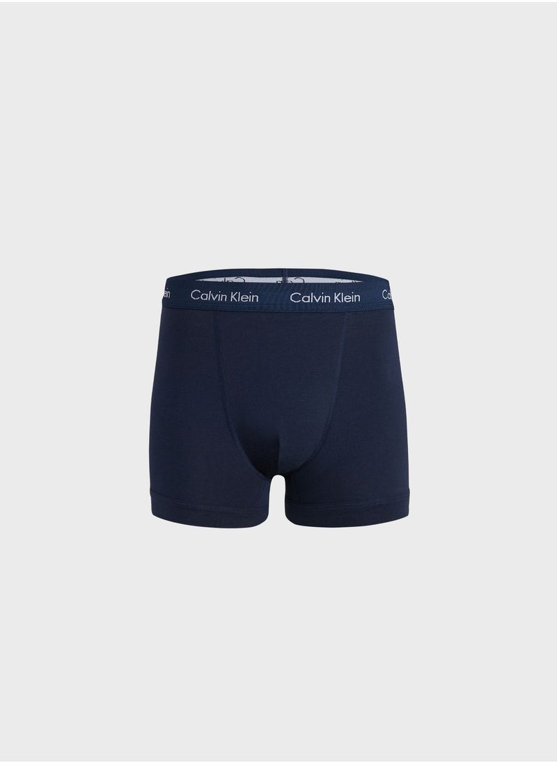 3 Pack Logo Band Trunks