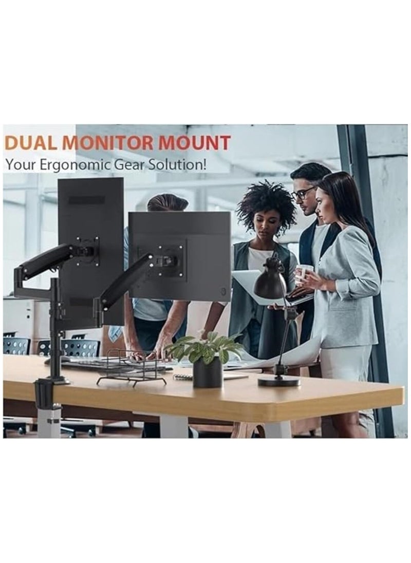 North Bayou H180 Dual Screen Desktop Mount 22