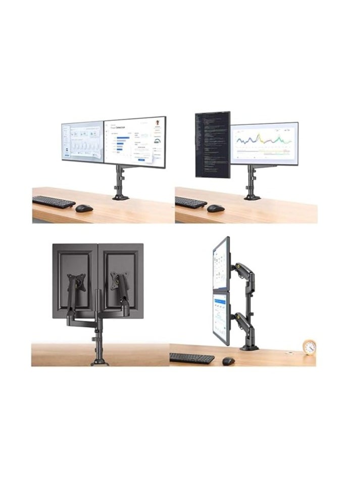 North Bayou H180 Dual Screen Desktop Mount 22