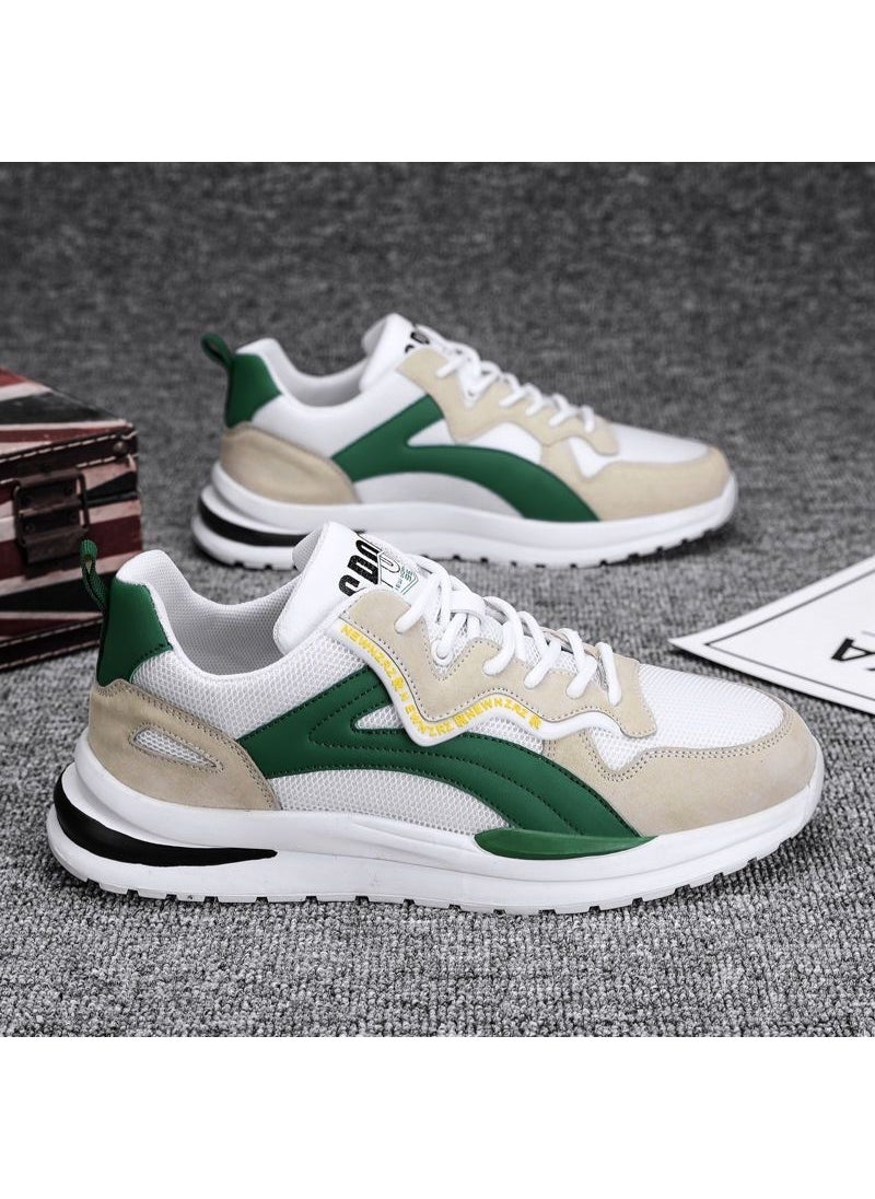 2023 Breathable Mens Casual SneakersA08 White Green (MeSH) A08 White Green (MeSH)