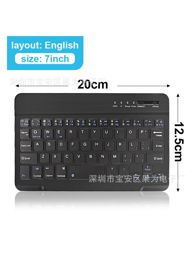 keyboard and mouse suit Russian French Spanish Arabic Thai Bluetooth keyboard and mouse7-inch keyboard 7-inch keyboard