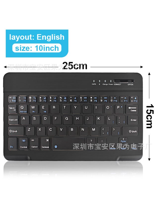 keyboard and mouse suit Russian French Spanish Arabic Thai Bluetooth keyboard and mouse10-inch keyboard 10-inch keyboard