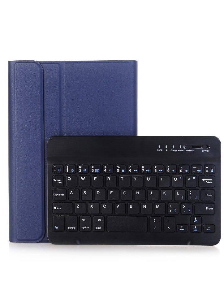 Spanish Bluetooth Keyboard Case for Samsung Galaxy Tab S6 10.5-inch T860 Dark blue protective case + square keyboard