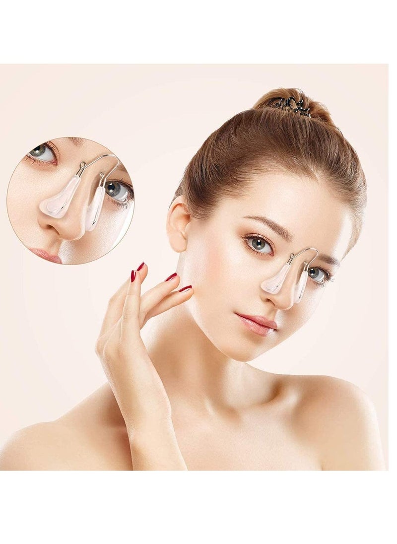 Nose Shaper Clip Nose Up Lifting Shaping Shaper Clip Nose Shapers Silicone Clamp Clip Nose Straighteners for Natural Nose up Slimmer Lifting Shaping 5 Pieces Nose Shaper for Women