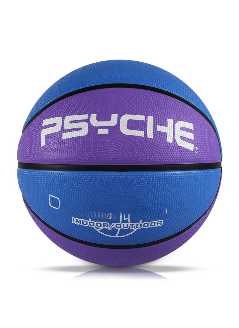 PSYCHE Kids Basketball Size 3/5/7 Durable Rubber deep purple blue