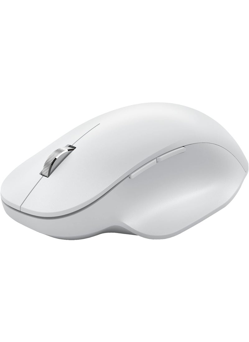 Bluetooth Ergonomic Mouse - Glacier with comfortable thumb rest, up to 15months battery life. Works with Bluetooth enabled PCs/Laptops Windows/Mac/Chrome computers, 3.91