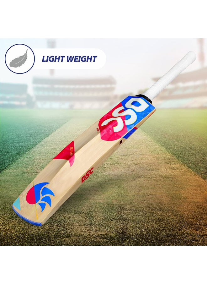 Intense Force Cricket Bat For Mens and Boys | Size -6 | Material: Kashmir Willow | Lightweight | Free Cover | Ready to play | For Intermediate Player | Ideal For Leather Ball