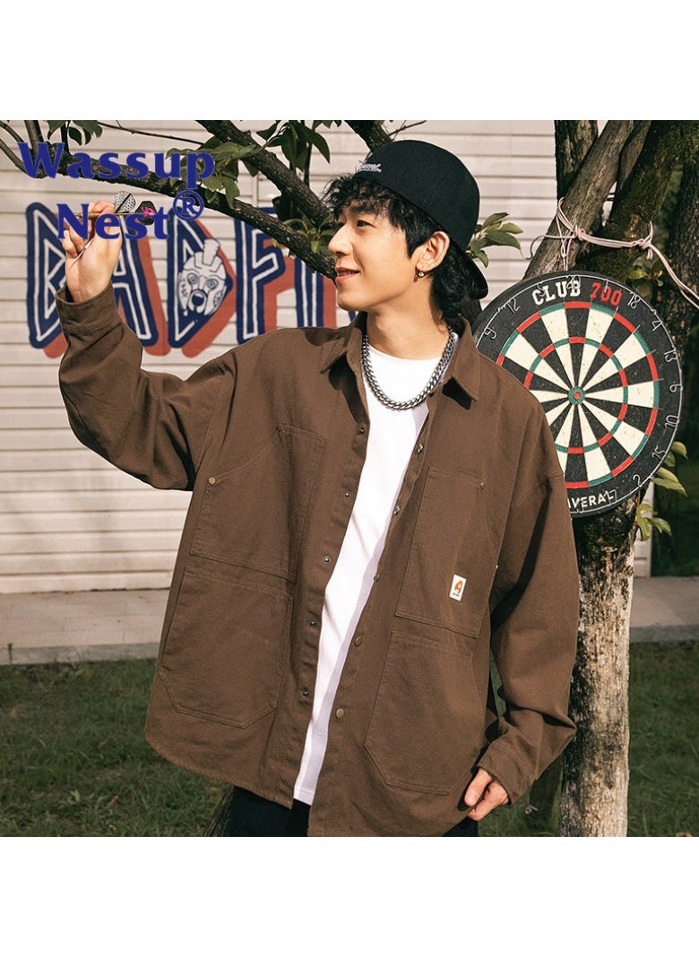 New WASSUP NEST Pure Cotton Casual Loose  Jacket