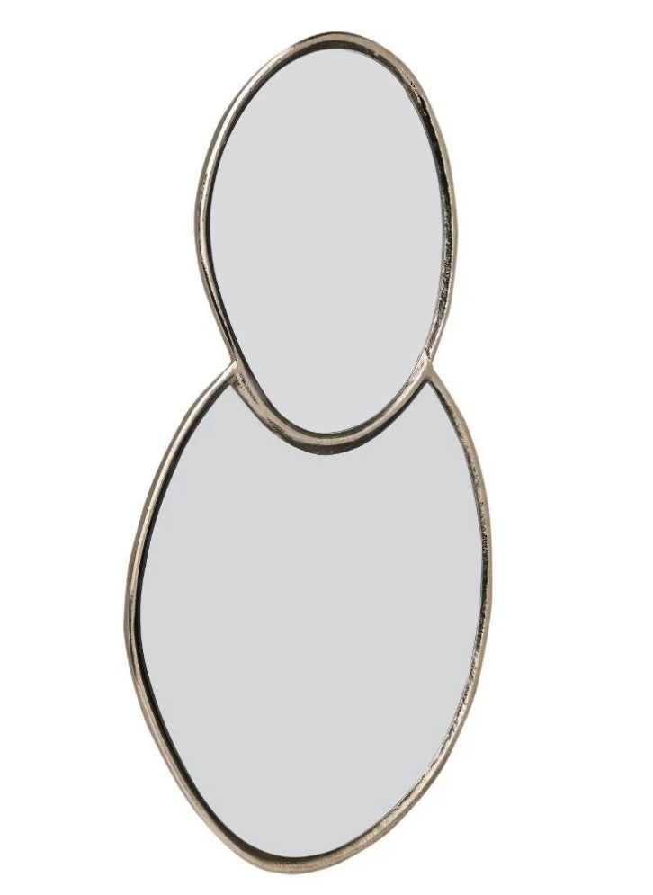 Bani Decorative Brass Mirror – 45x27.5 cm