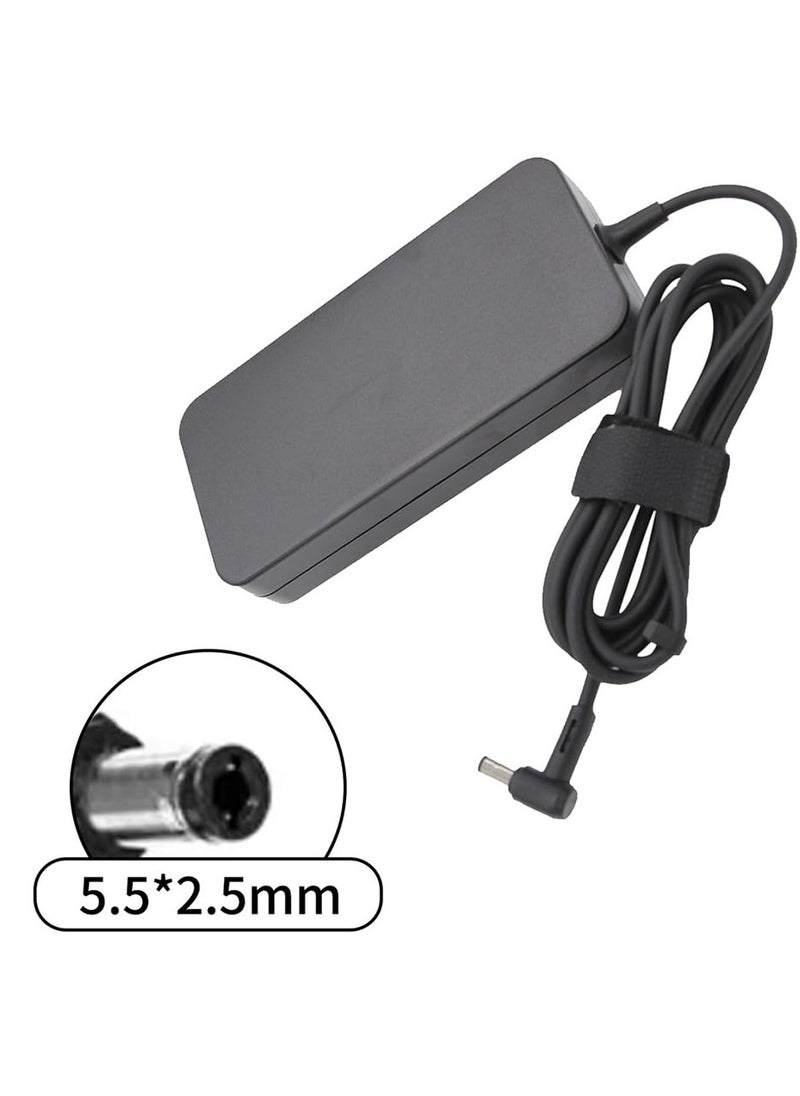 120W Charger UK Plug laptop adapter for ASUS 19V 6.32A 5.5 * 2.5mm for FX504 UX510UW N56J N56VM N750 N500 G50 X750JA PA-1121-28 N53S N55 for ROG GL552VW GL752VW Laptop with Charging Cable